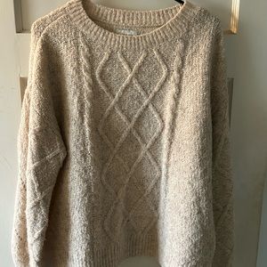 Lucky Brand cream sweater